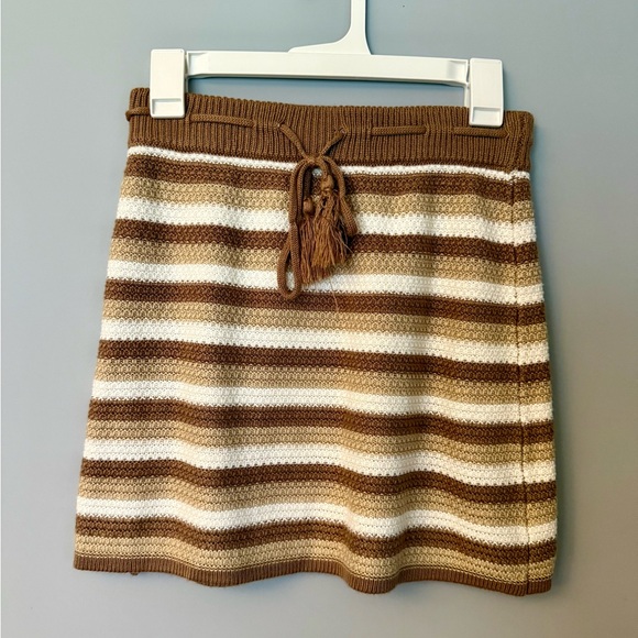 Madden NYC Knit 2-Piece Crop Top & Skirt Set Women’s Junior Crochet Boho Y2K - Picture 7 of 11